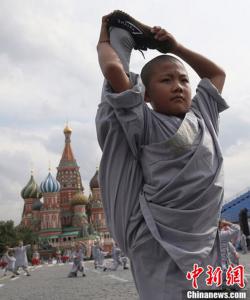 我校学员赵一龙参加俄罗斯国际军乐节排练现场